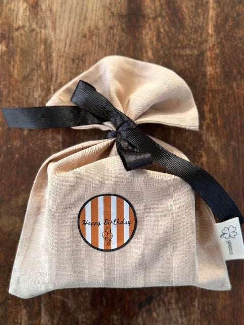 Kraft sticker (Happy Birthday)