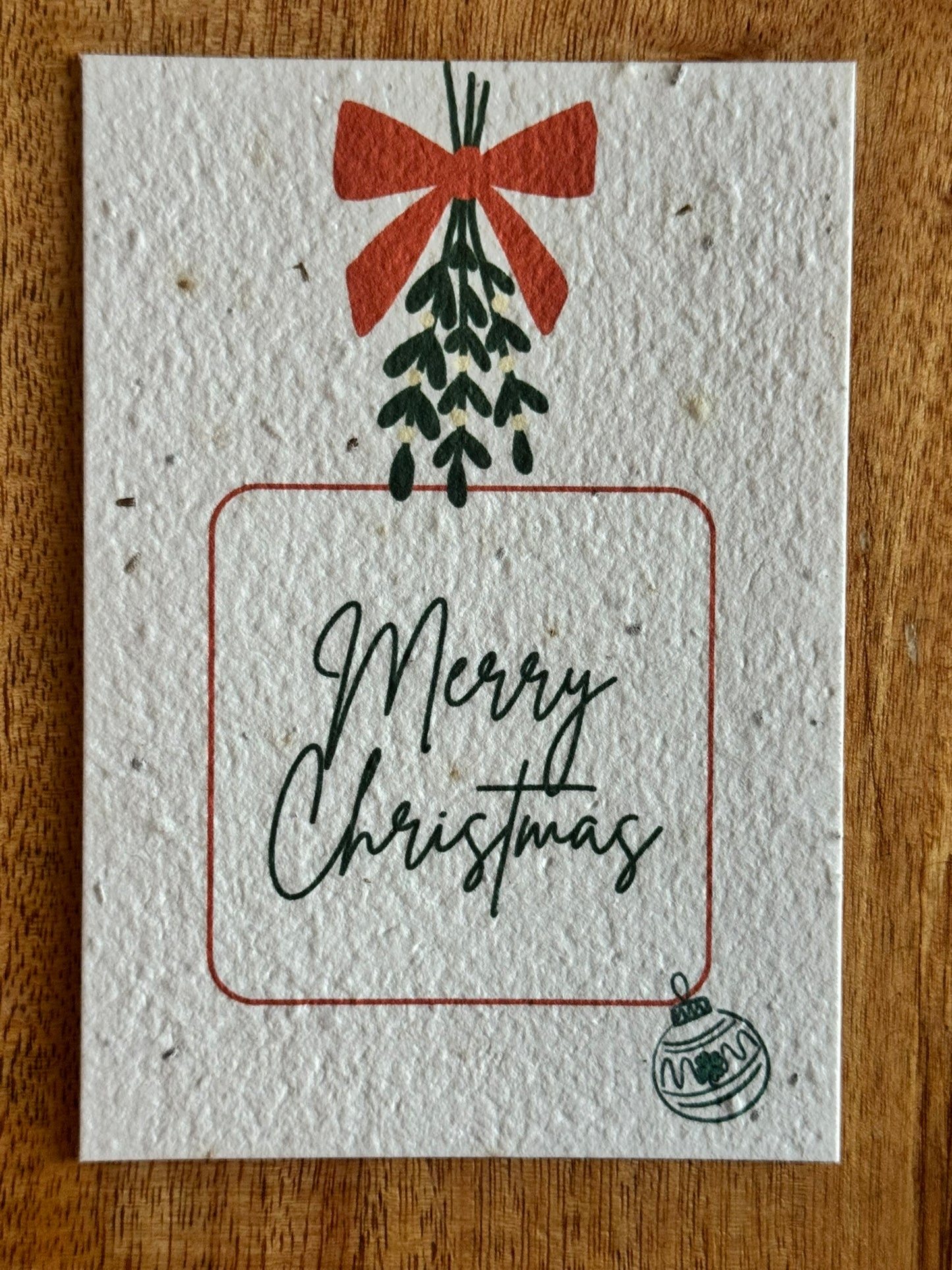 Christmas card (plantable)