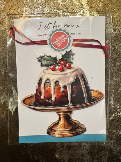 Wooden ornament - Christmas Pudding